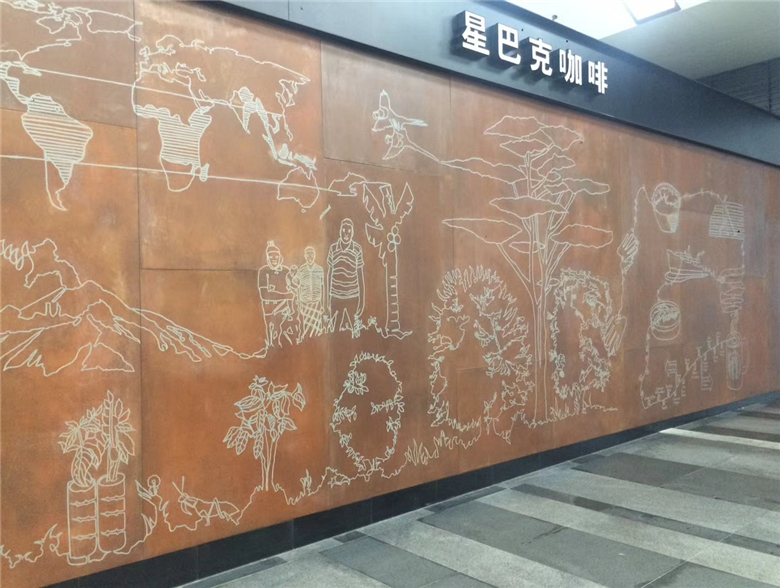大渡口耐候钢幕墙